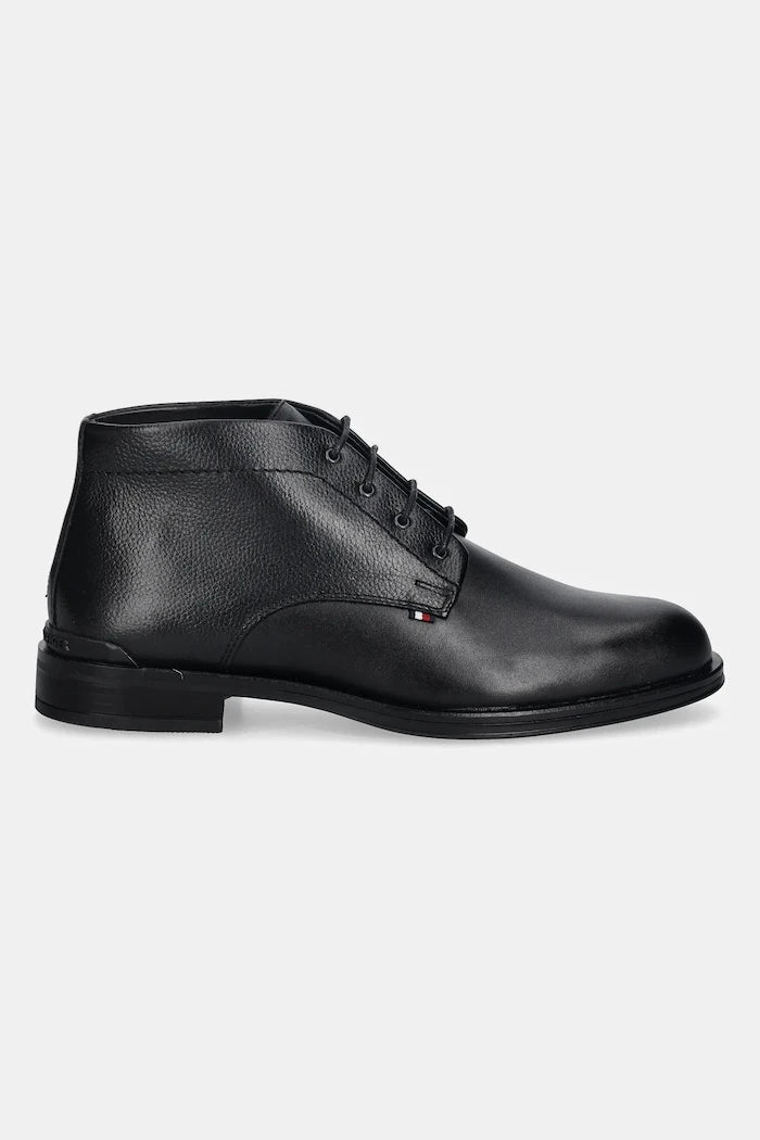 Кожени обувки Tommy Hilfiger CORPORATE HILFIGER LTH BOOT