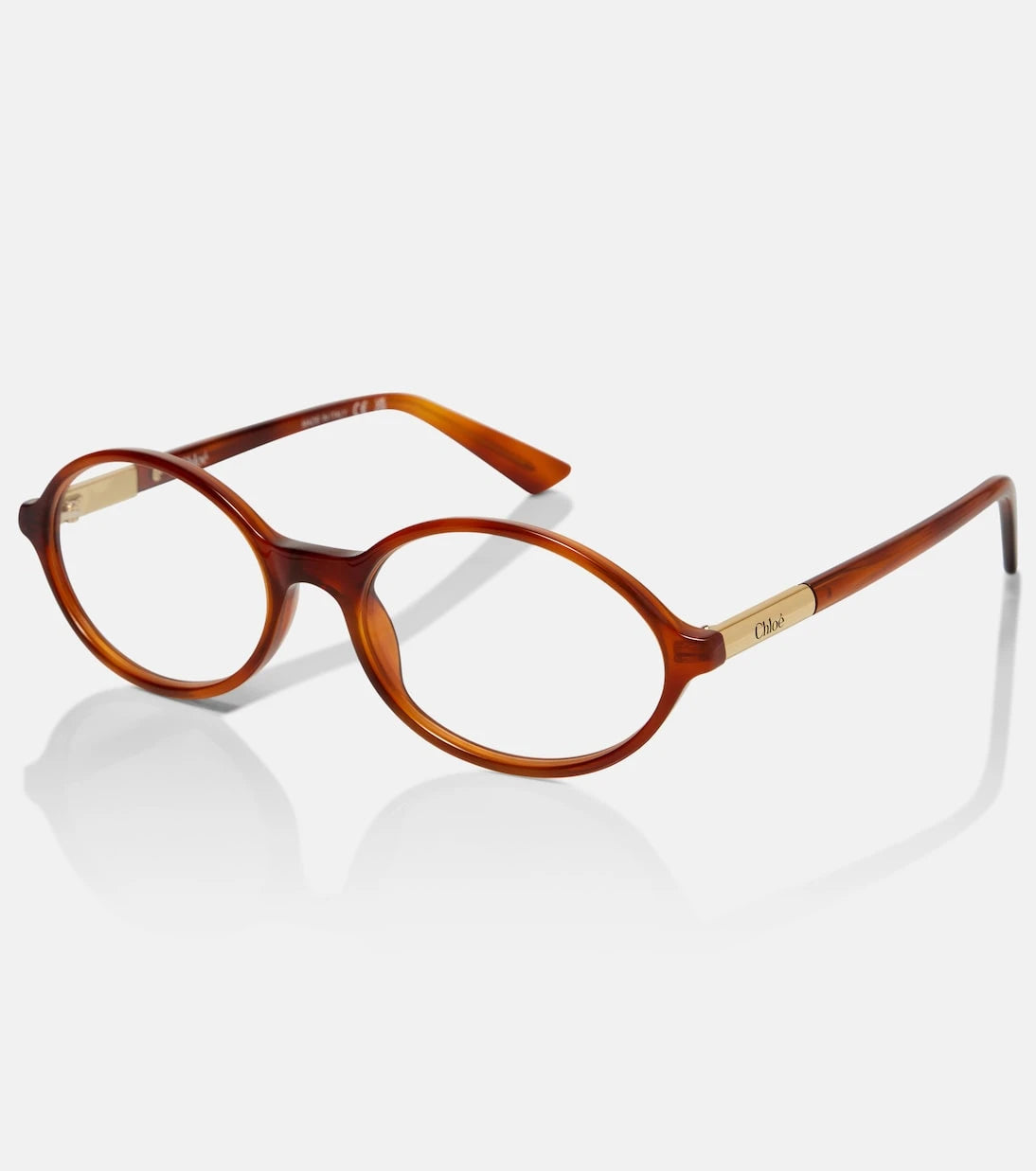 Chloé - Judy logo oval glasses