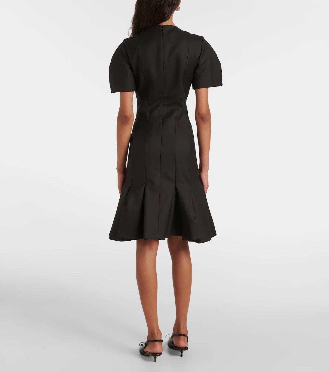 Nina Ricci - Wool gabardine midi dress