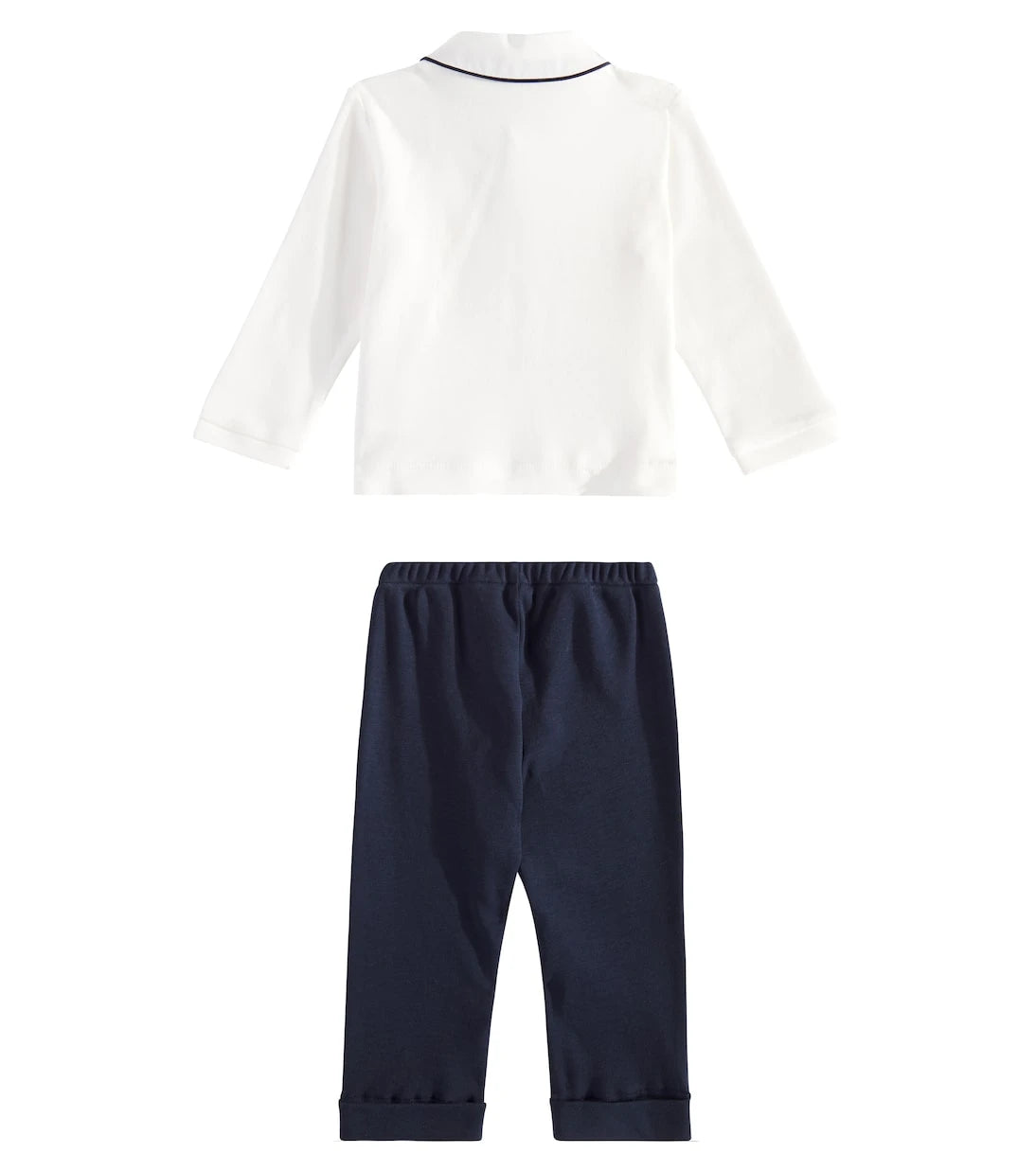 Monnalisa - Baby cotton sweatshirt and pants set
