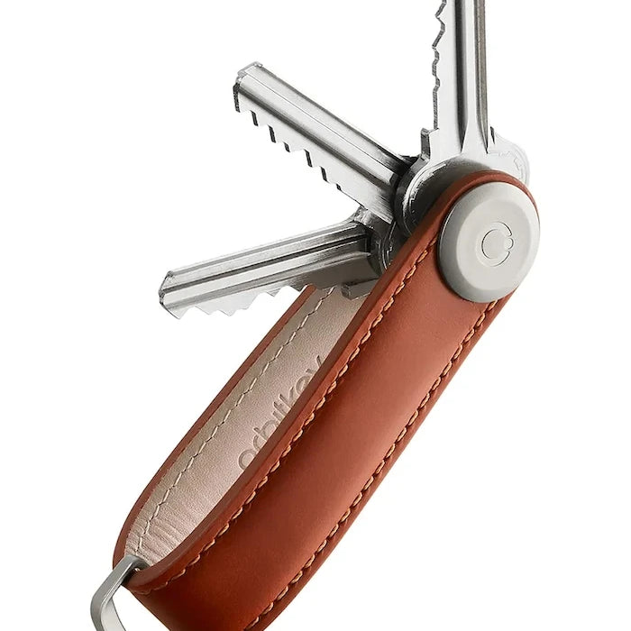 Ключодържател Orbitkey Leather 8,5 cm