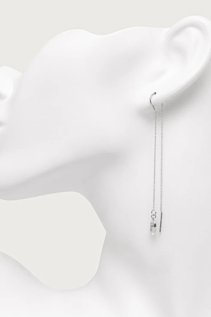CRYSTAL LOVE zirkon taşlı paslanmaz çelik kadın küpeleri