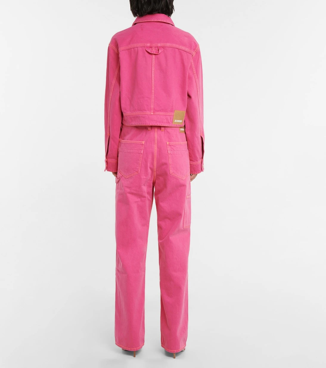 Jacquemus - جاكيت دينم La Veste De Nîmes بقصّة مفتوحة