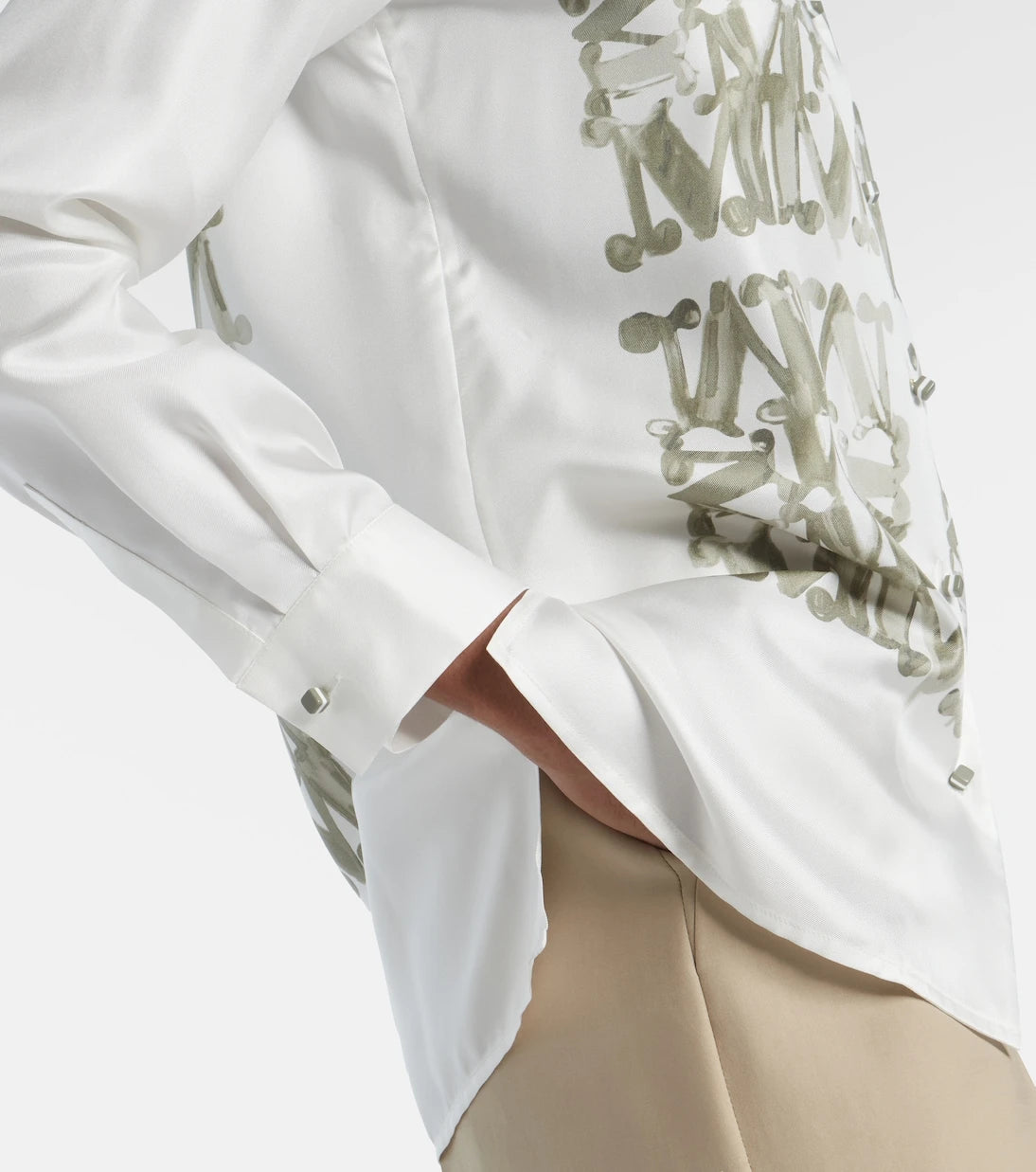 Max Mara - Printed silk shirt