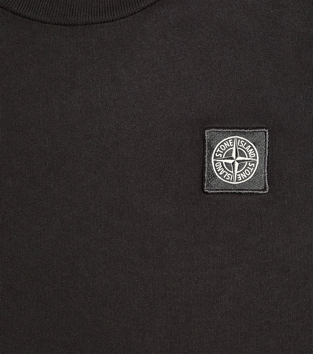 Stone Island Junior - Compass cotton jersey T-shirt