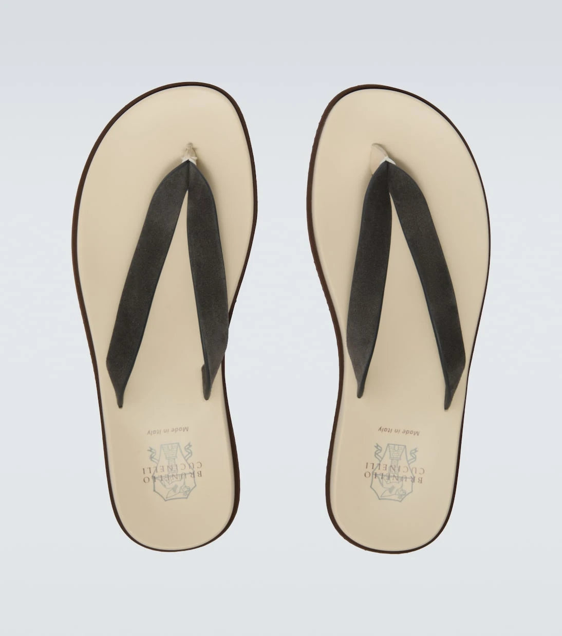 Brunello Cucinelli - Suede thong sandals