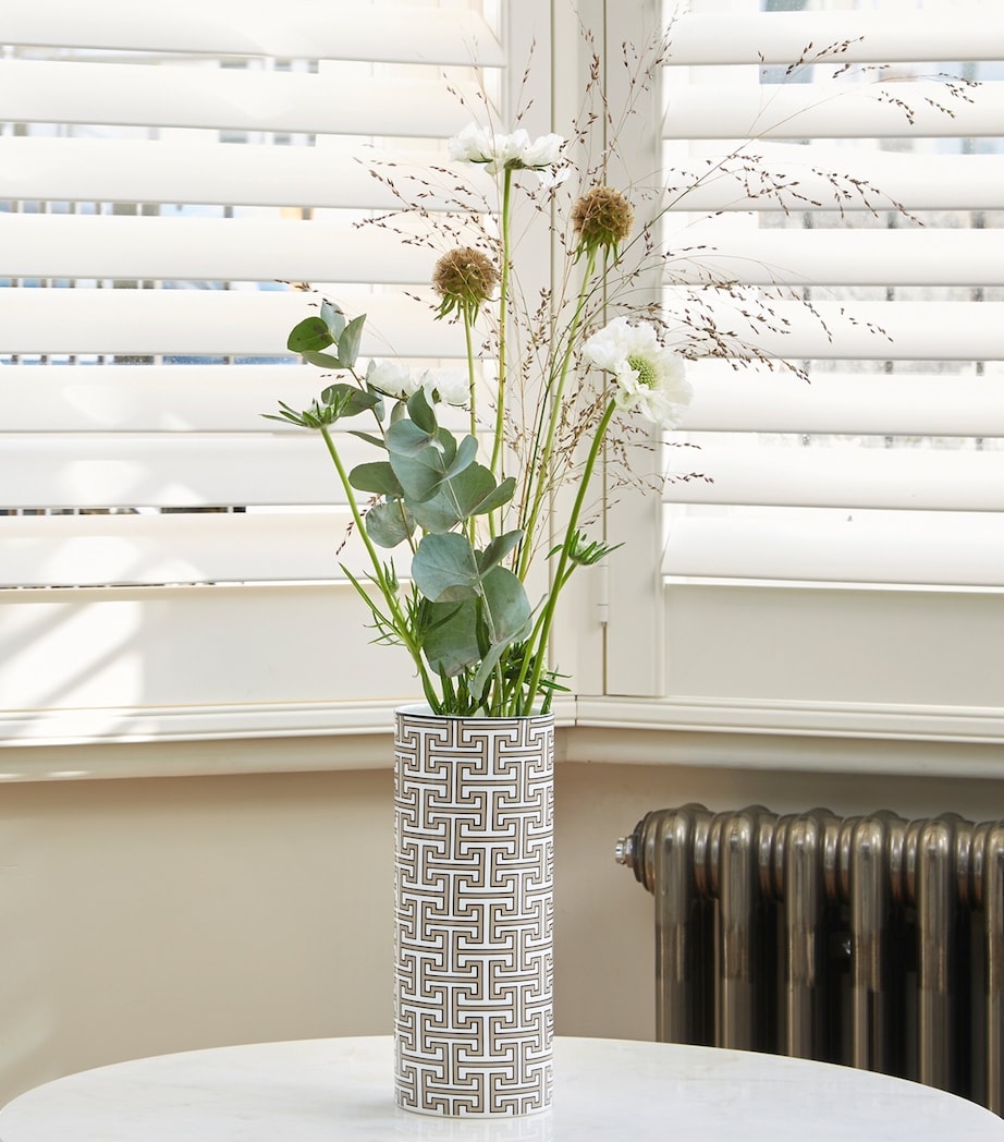 O.W.London Tall Bone China Maze Vase (22.5cm)