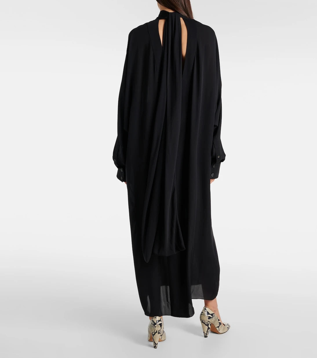 Khaite - Lexi silk georgette maxi dress