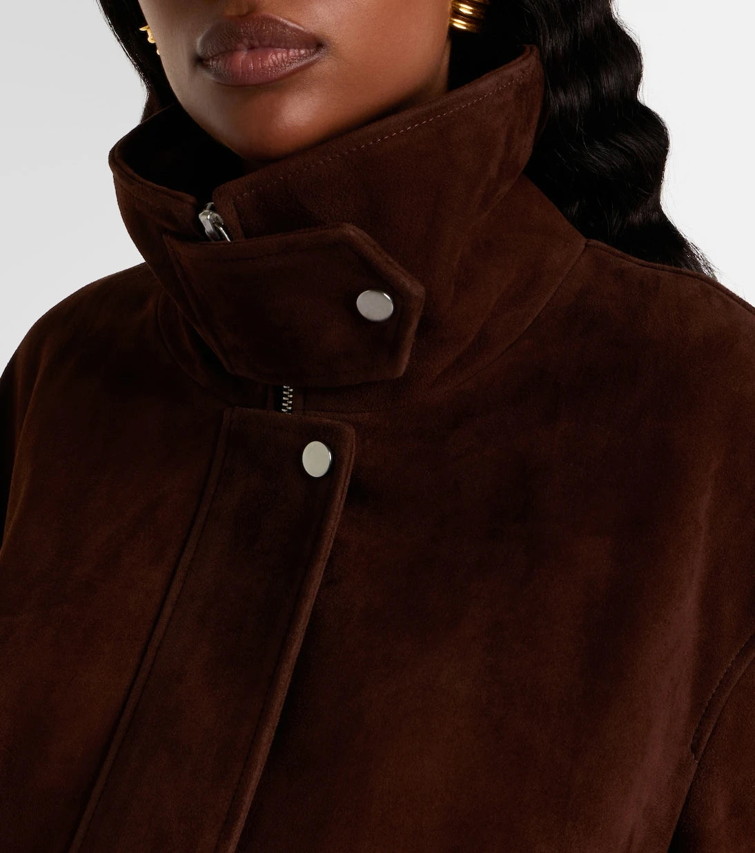 Nour Hammour - Pia suede blouson jacket