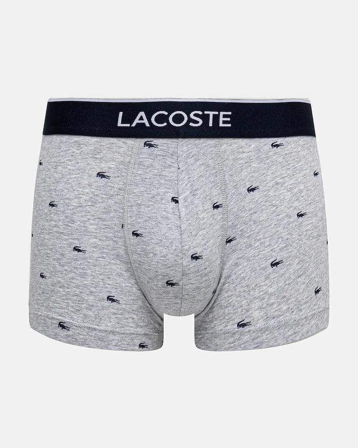 Lacoste erkek pamuklu elastan dar kesim boxer 3'lü