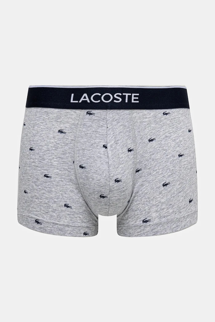 Lacoste erkek pamuklu elastan dar kesim boxer 3'lü