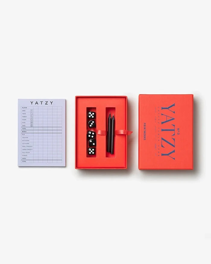 Printworks Classic Yatzy Zar Oyunu 16 x 11,5 x 4,5 cm