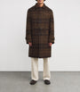 Tartan Belted Coat BROWN