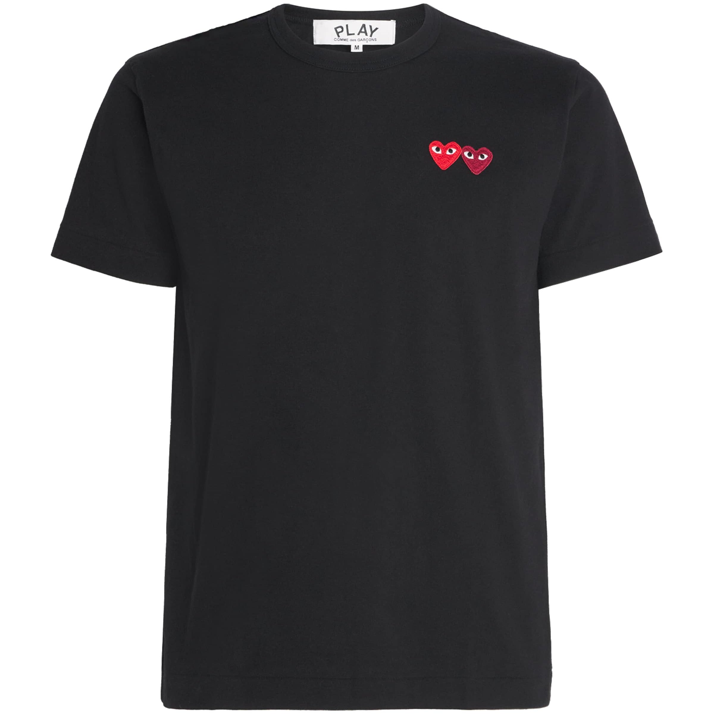 Comme Des Garçons Play Embroidered Double-Heart T-Shirt