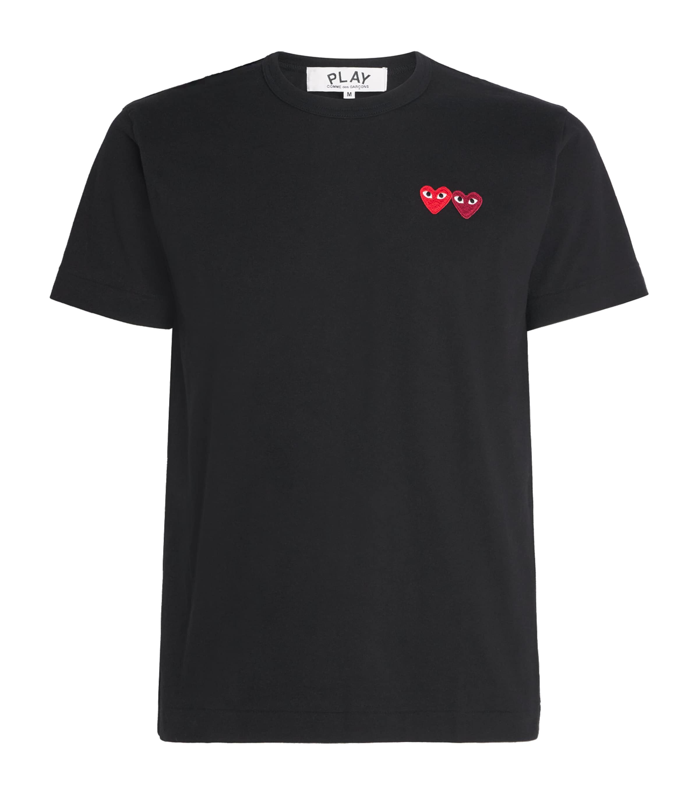 Comme Des Garçons Play Embroidered Double-Heart T-Shirt