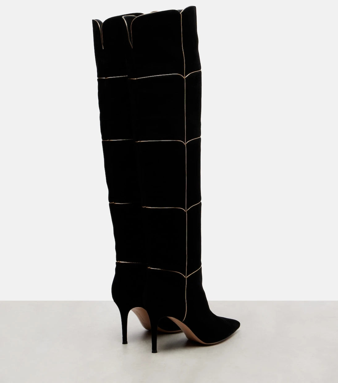 Gianvito Rossi - Cuissard 85 suede knee-high boots