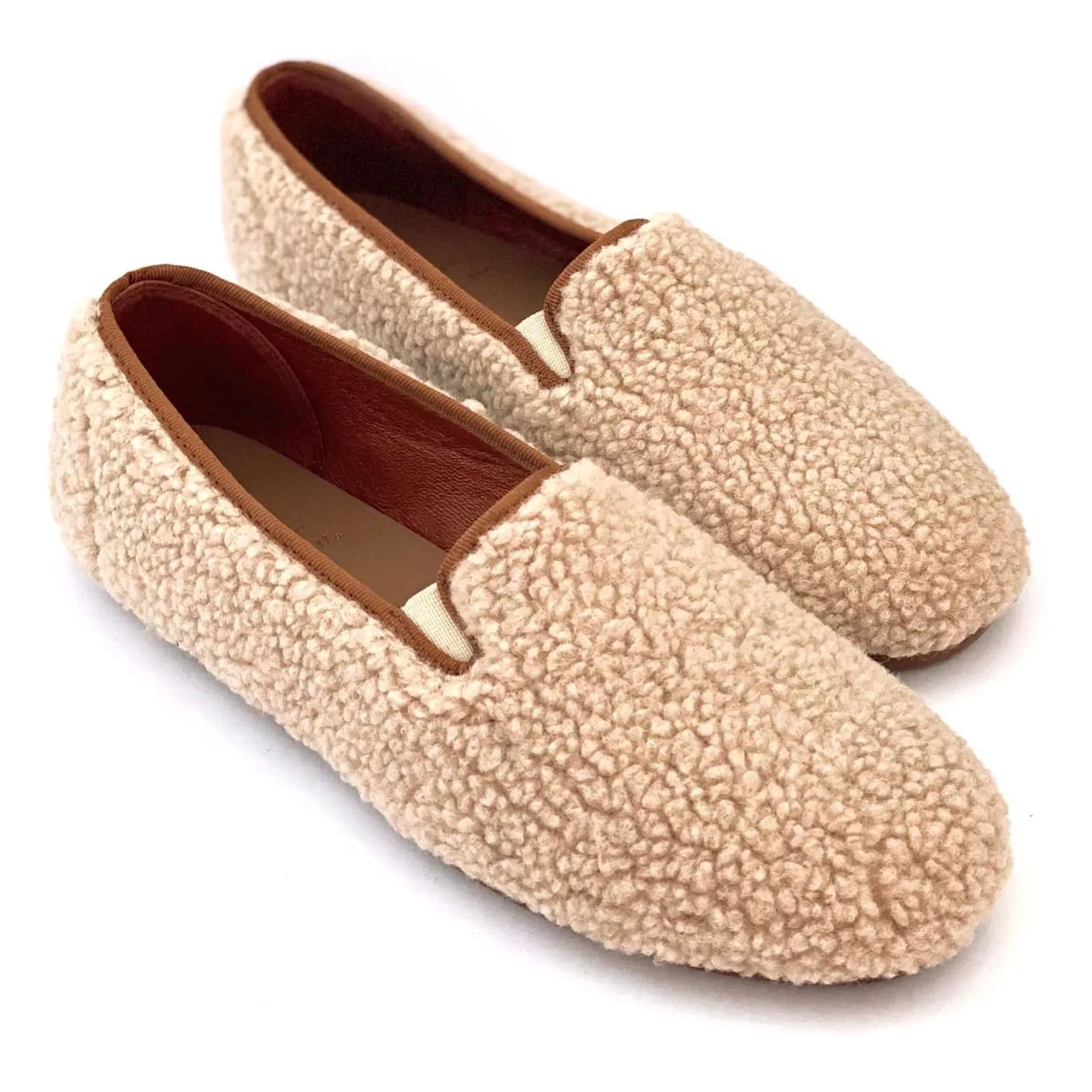 Hermosilla - Mégève Cocoon slippers - Women's collection | Cream