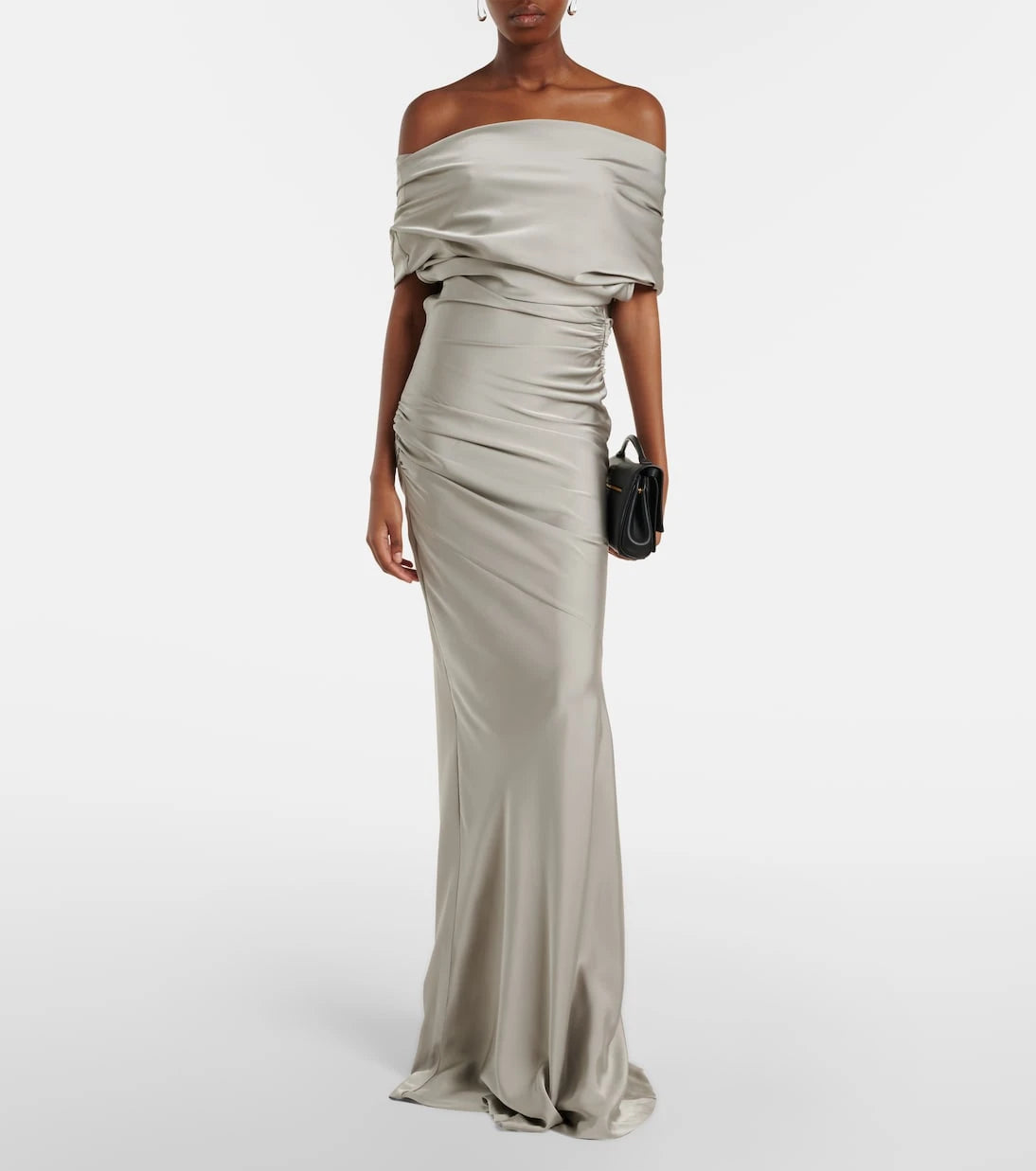 Entire Studios - Off-shoulder satin gown