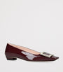Roger Vivier Patent Leather Belle Vivier Trompette Ballet Flats