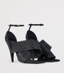 Givenchy Studded Twisted Ribbon Heeled Sandals 95