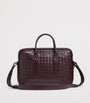 Leather Intrecciato Getaway Briefcase