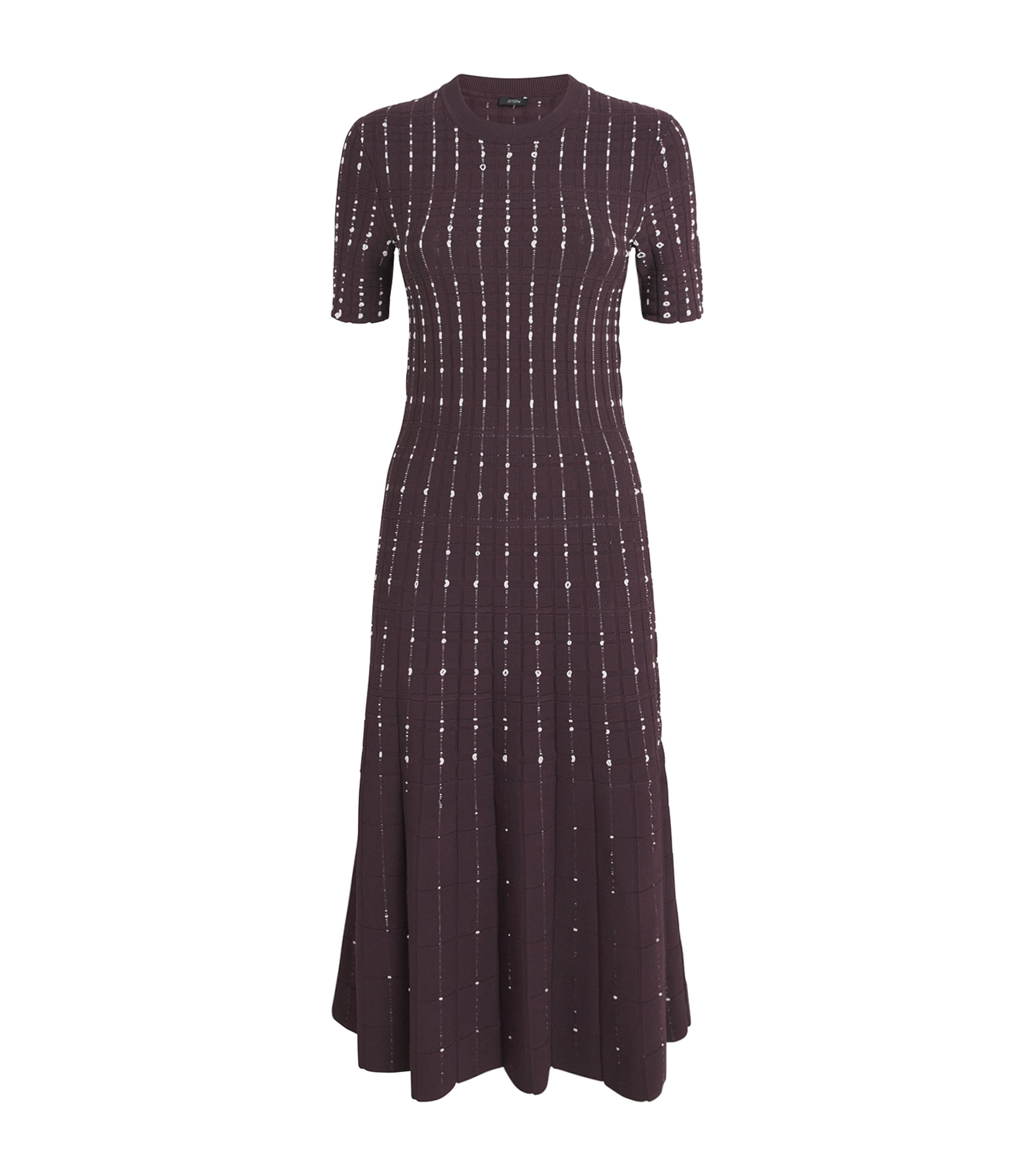 Multi Fragmented Stripes Dress