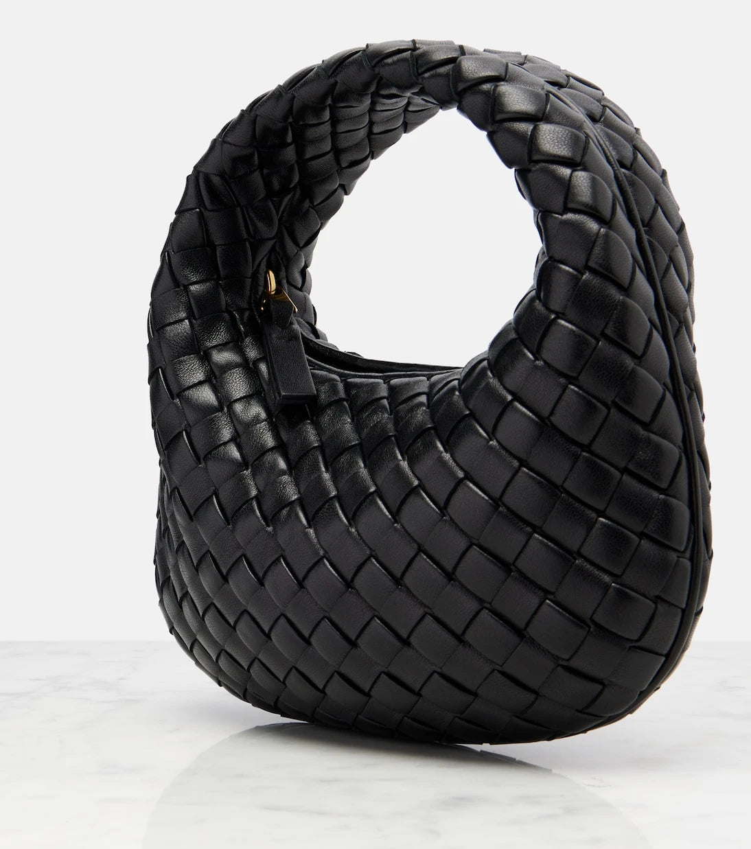 Bottega Veneta - Baby Veneta leather top-handle bag