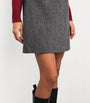 Weekend Max Mara Grey Wool A-Line Skirt