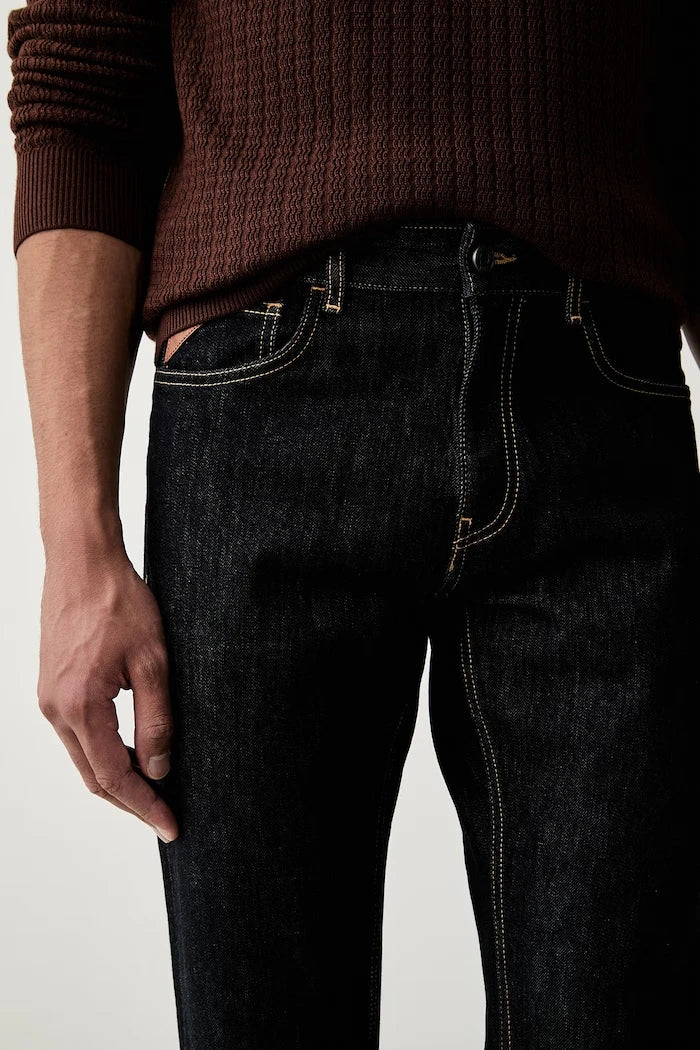 Trussardi straight erkek kot pantolon
