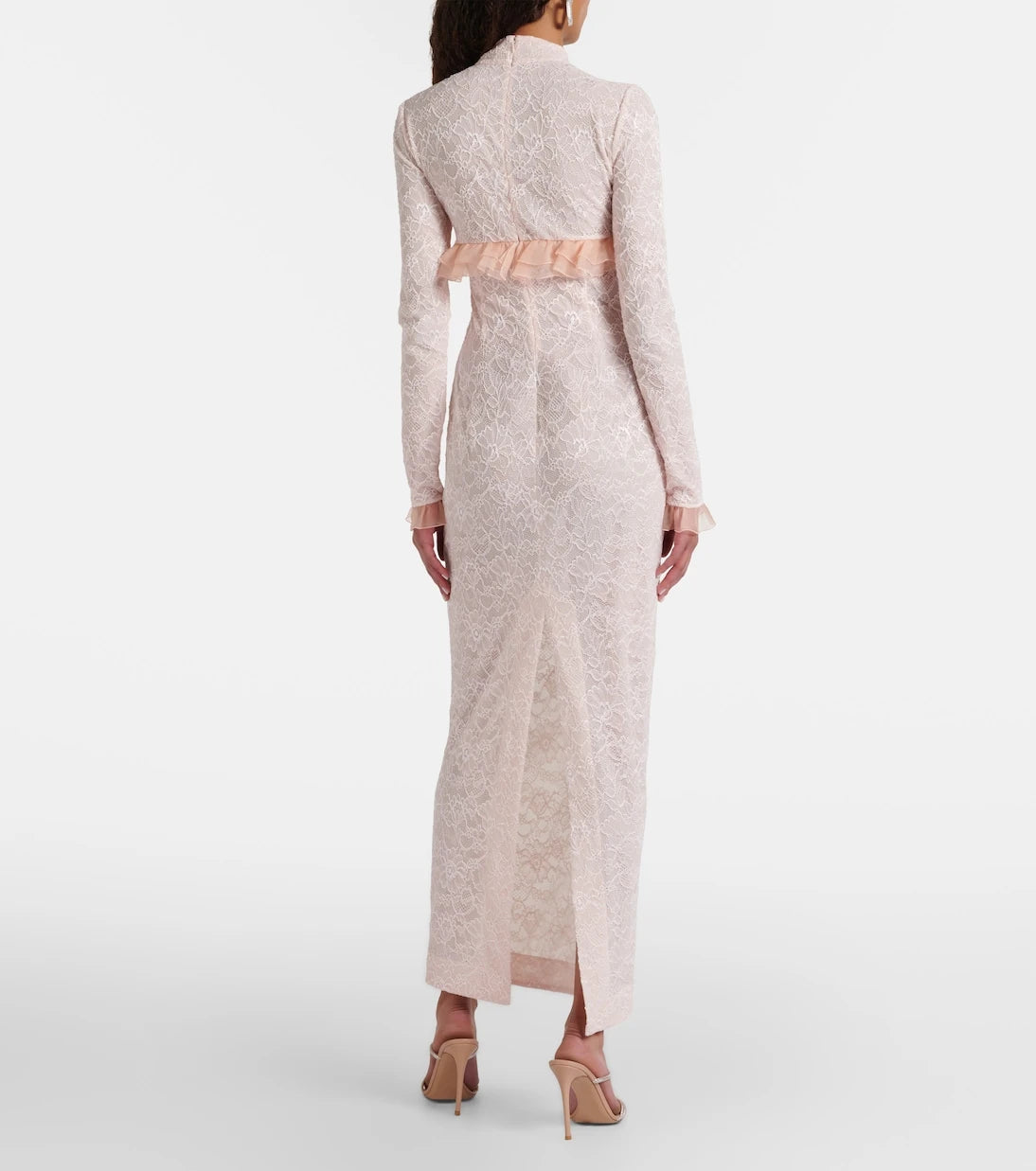Alessandra Rich - Bow-detail lace gown