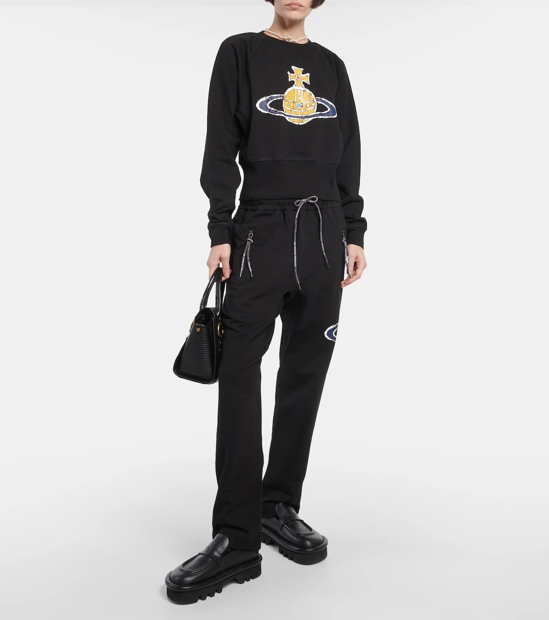 Vivienne Westwood - Orb printed cotton jersey sweatpants