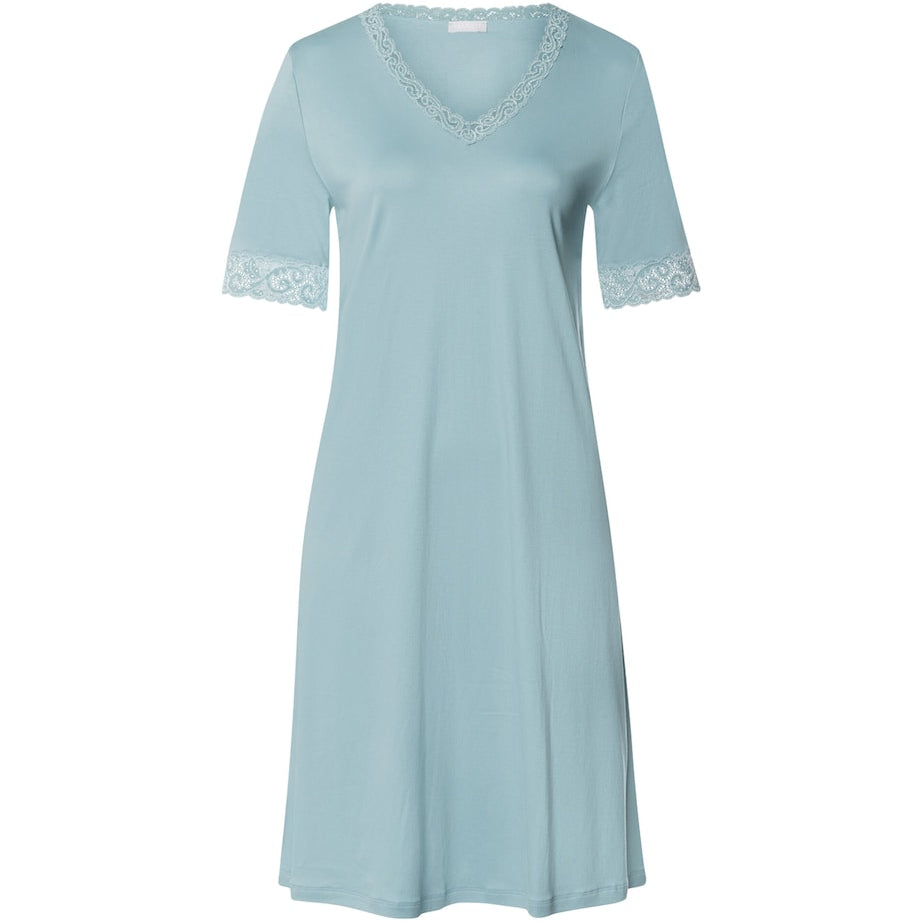 Blue Lace-Trim Moments Nightdress