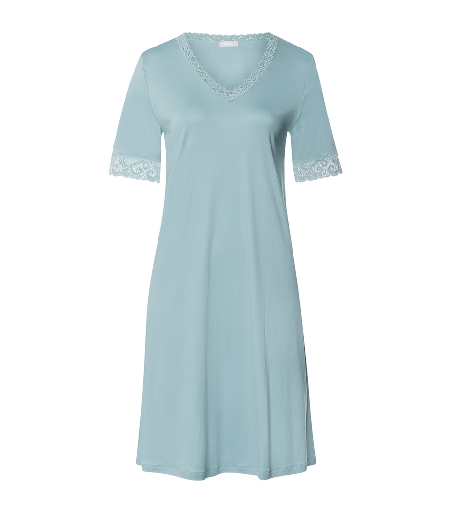 Blue Lace-Trim Moments Nightdress