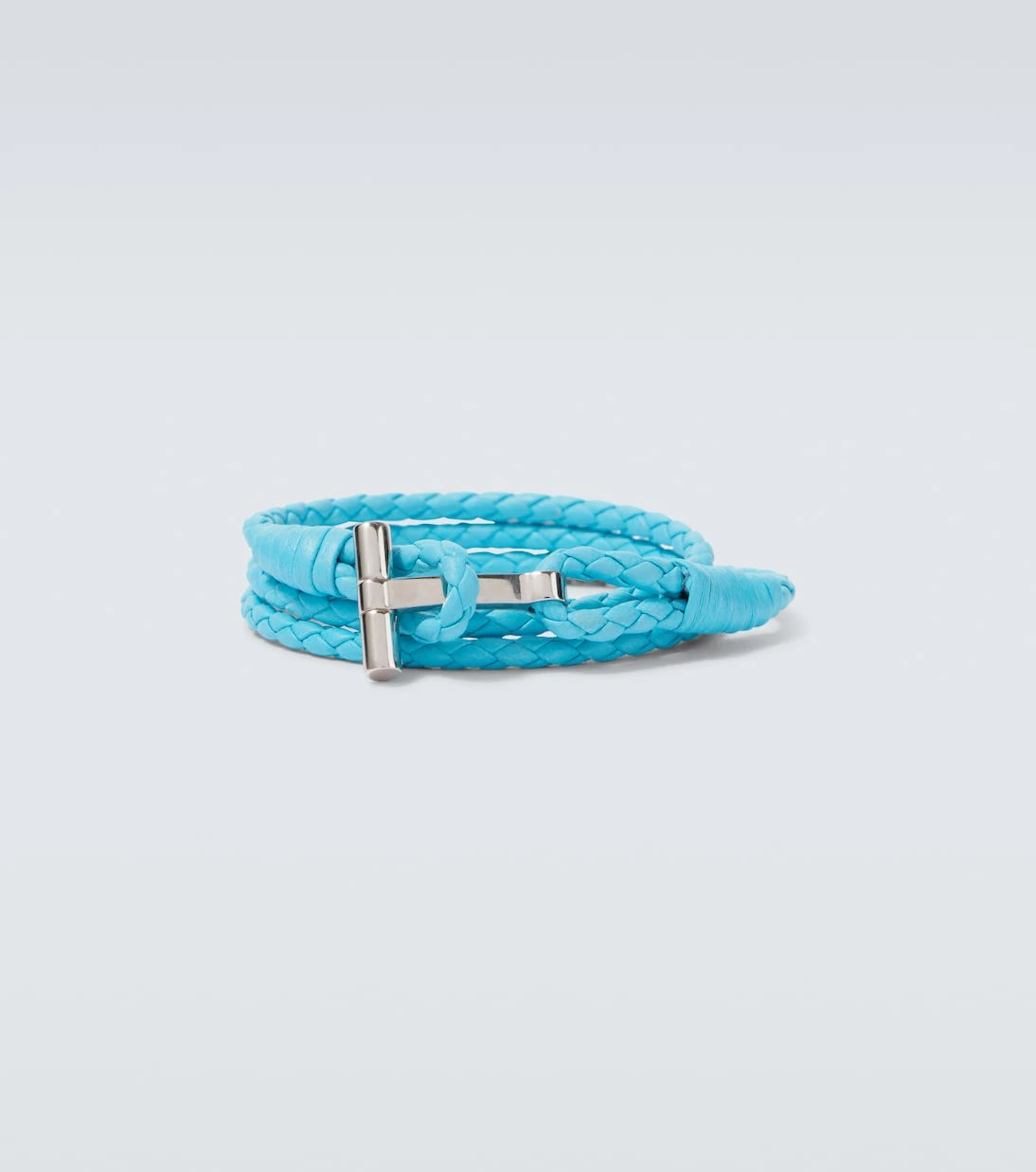 Tom Ford - T braided leather bracelet