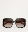 Dolce & Gabbana Brown Acetate Square Sunglasses