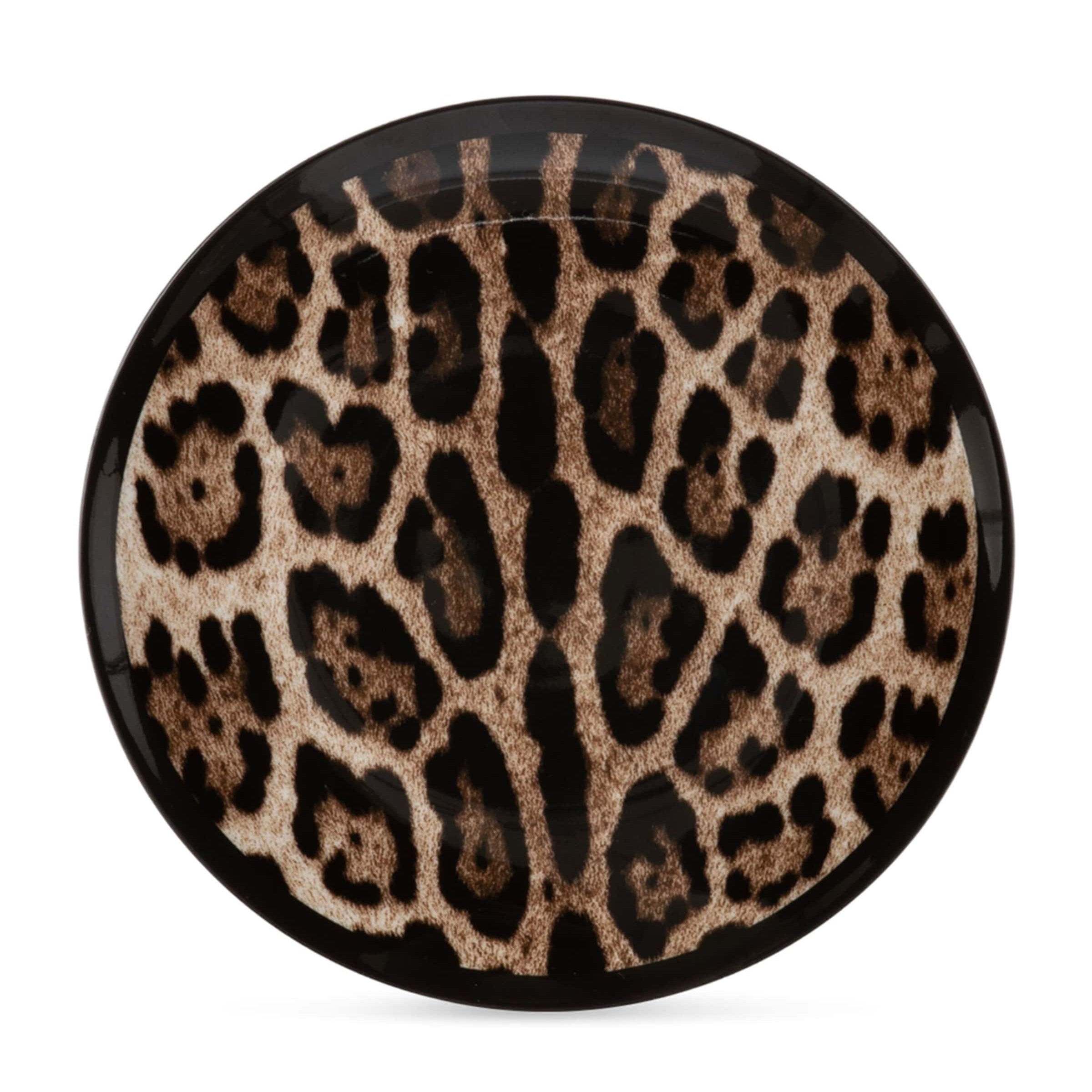 Dolce & Gabbana Casa Set of Two Leopard Print Bread Plates (17cm)