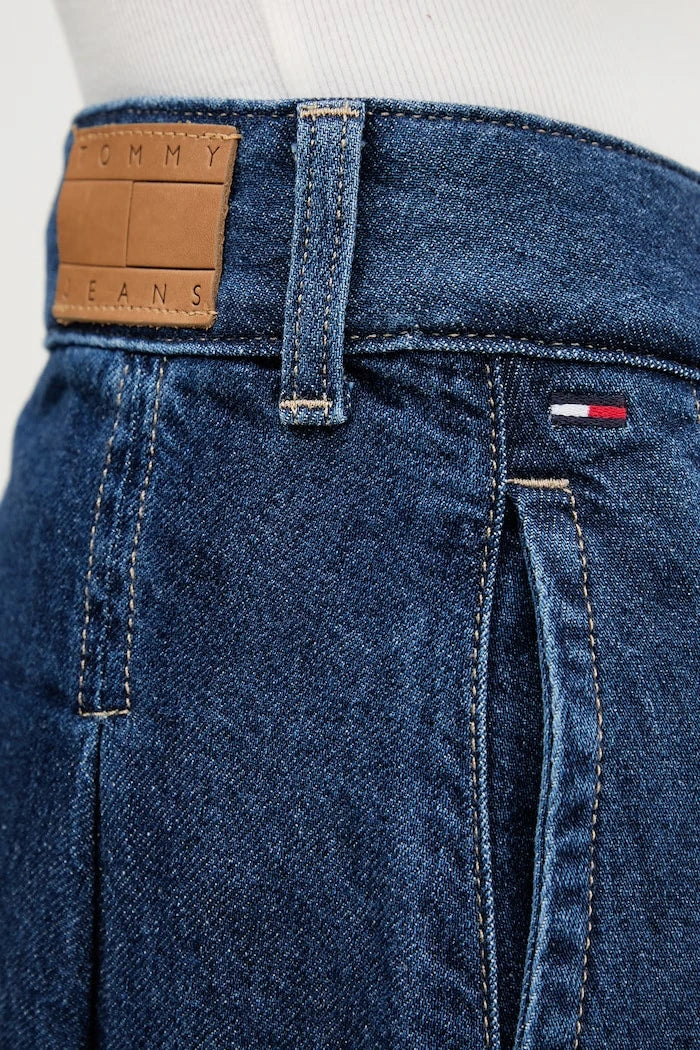 Tommy Jeans Pileli Denim Etek