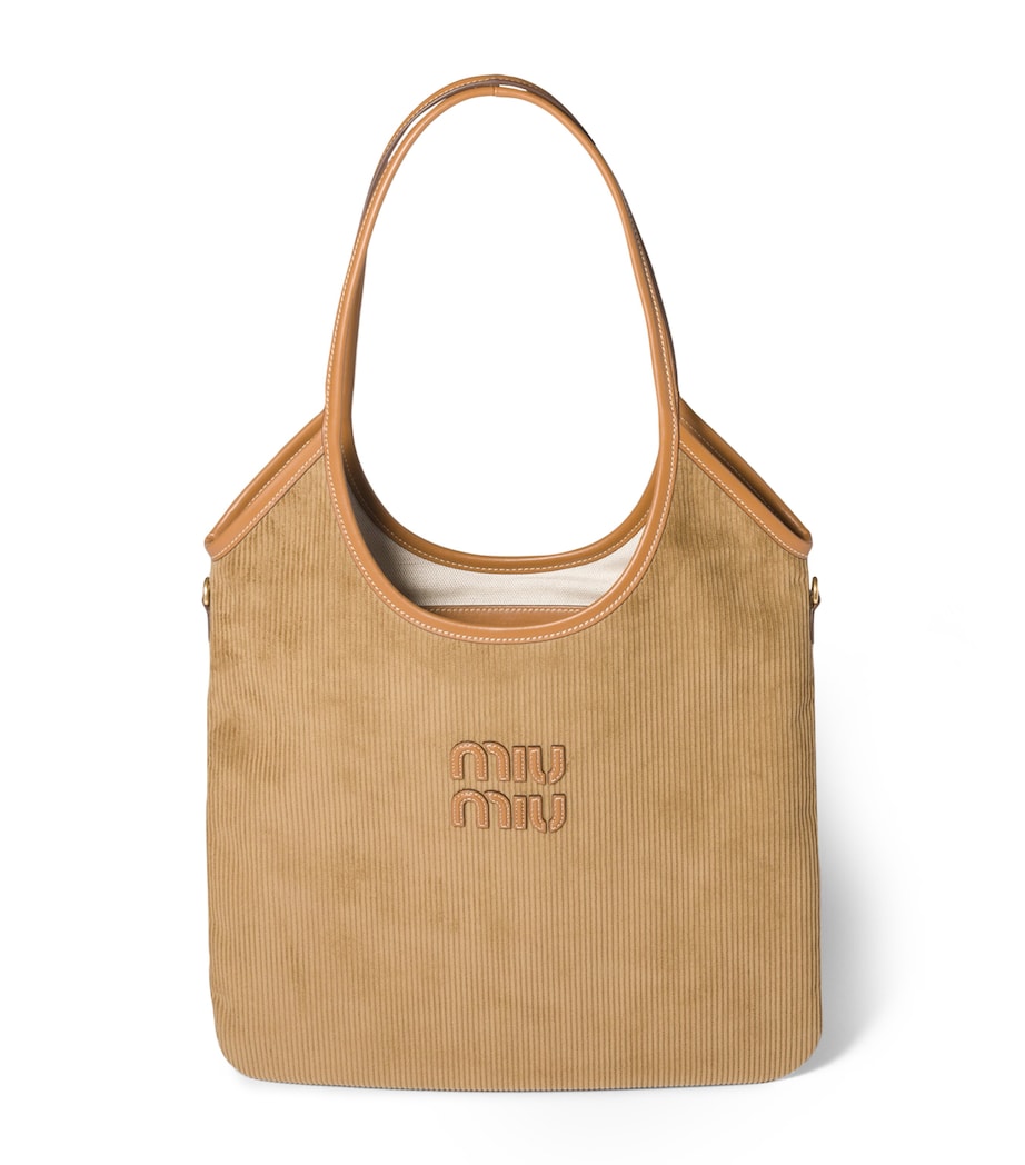 Miu Miu Corduroy Ivy Tote Bag
