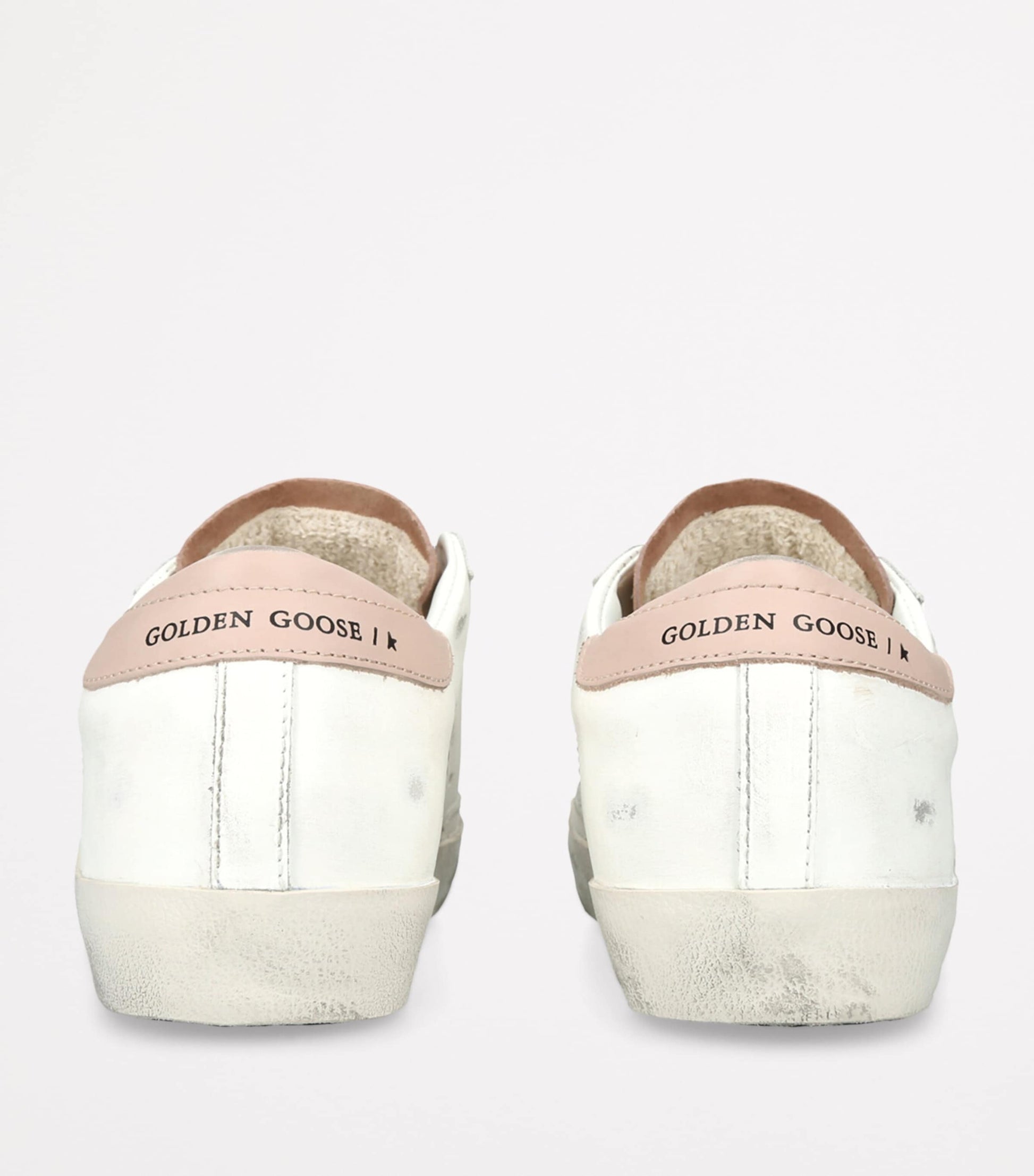 White Leather Super-Star Sneakers