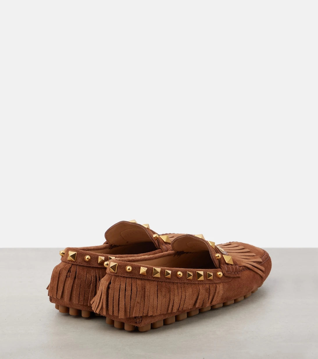 فالنتينو جارافاني - حذاء قيادة من الشمواه Plaster Caster VLogo
