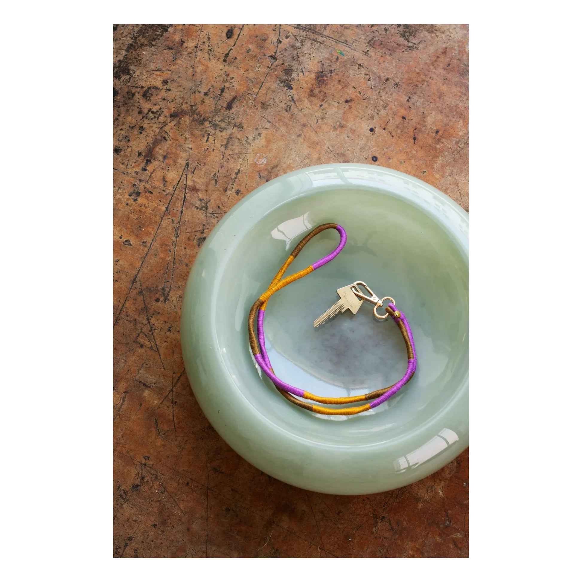 Madam Stoltz - Glass bowl  | Green