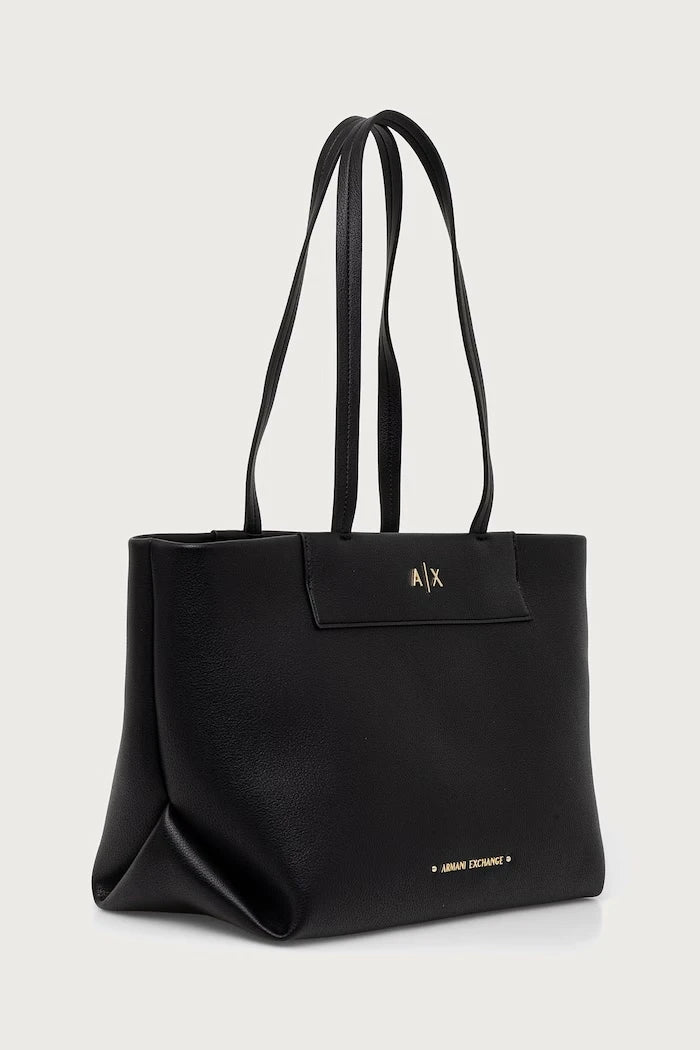Armani Exchange kadın tote çanta suni deriden