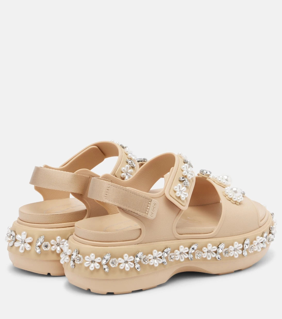 Simone Rocha - x Crocs embellished platform sandals