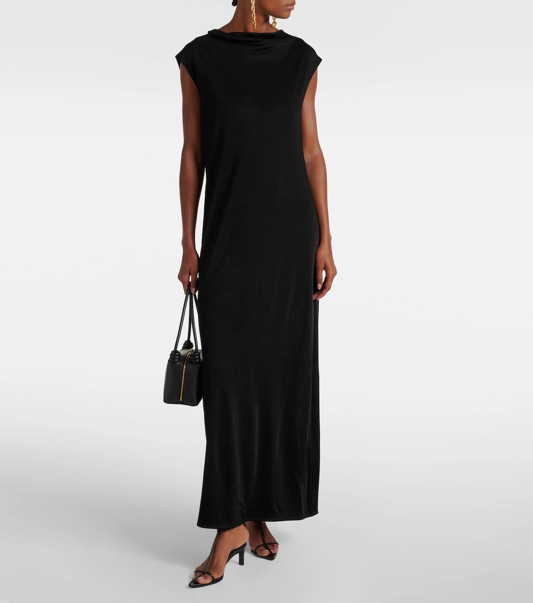 Jil Sander - Tie-detail midi dress