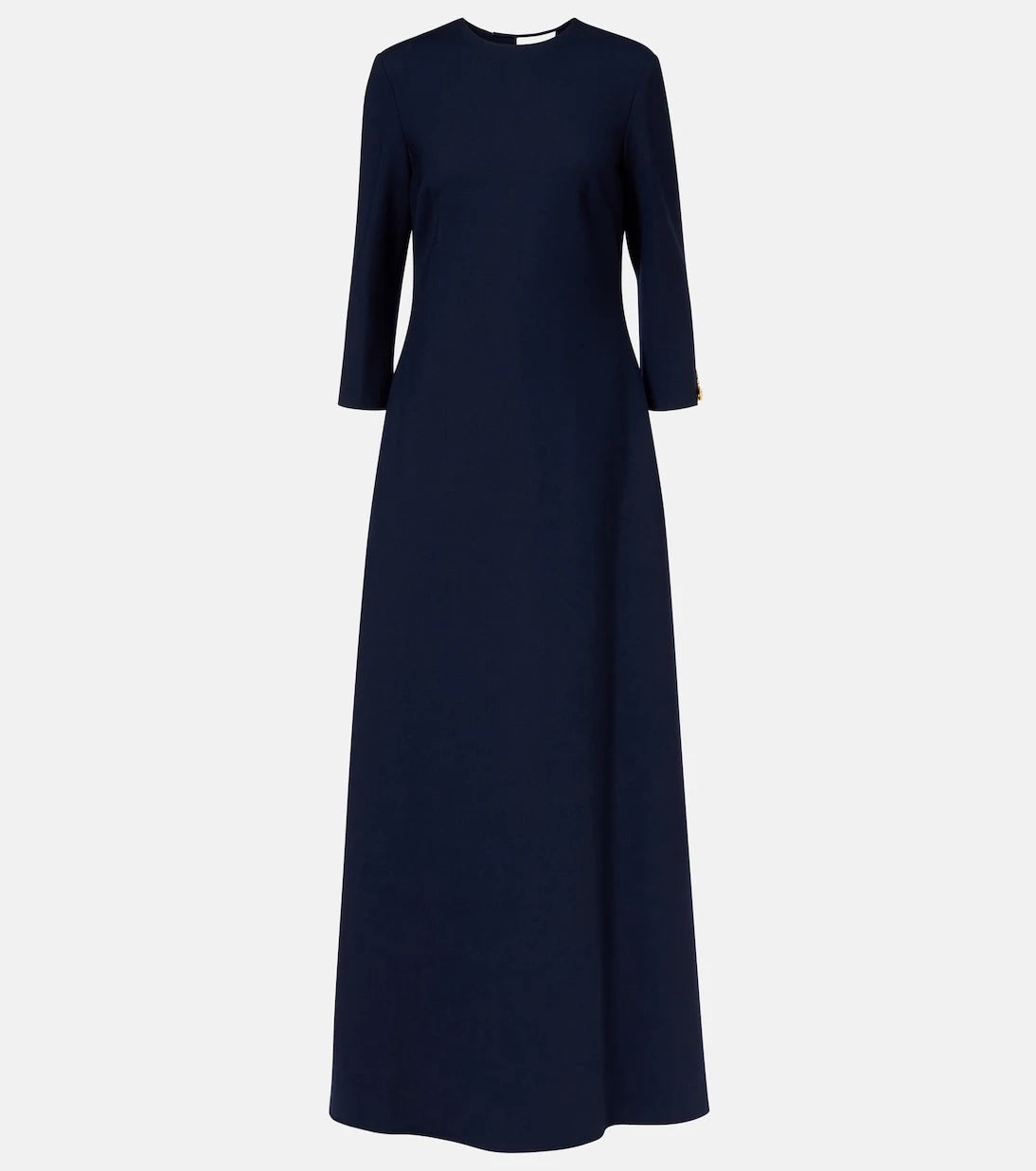 Oscar de la Renta - Embellished open-back wool-blend kaftan