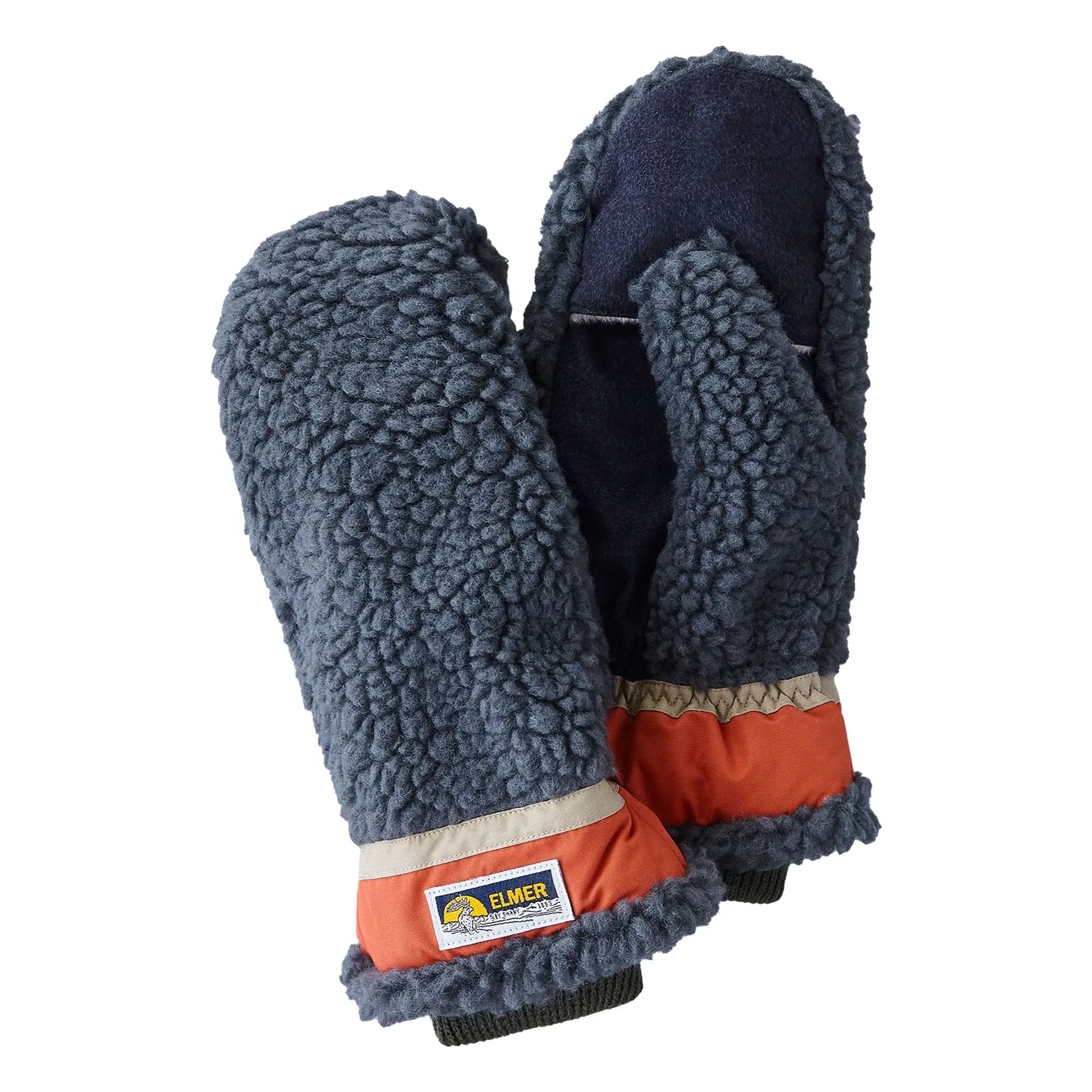 Elmer by Swany - Teddy Wool Mittens | Verdigris
