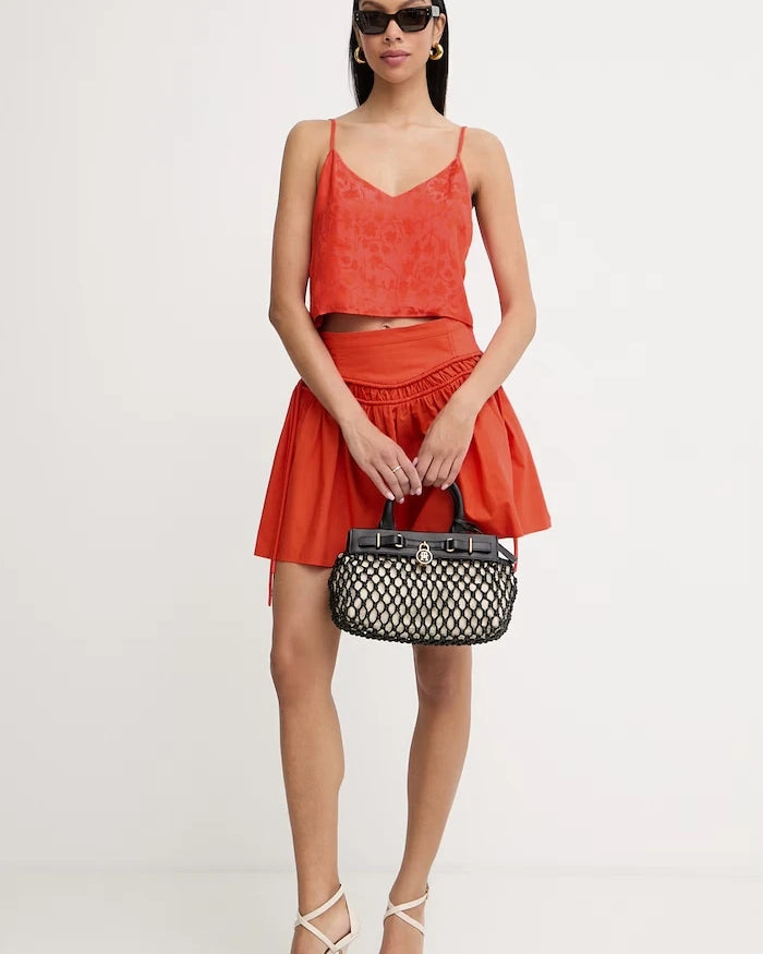 Pinko askılı bluz kadın modal ile