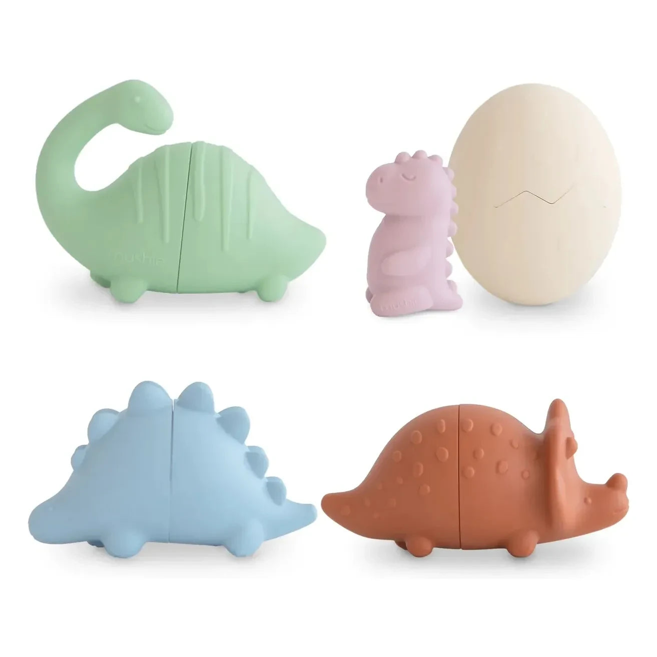 Mushie - Dino bath toys - Set of 4