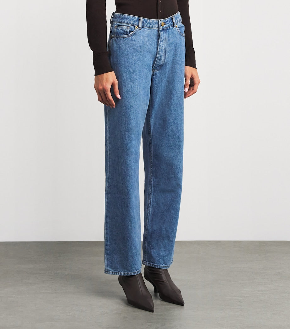 Stylein Blue Kim Relaxed Straight Jeans