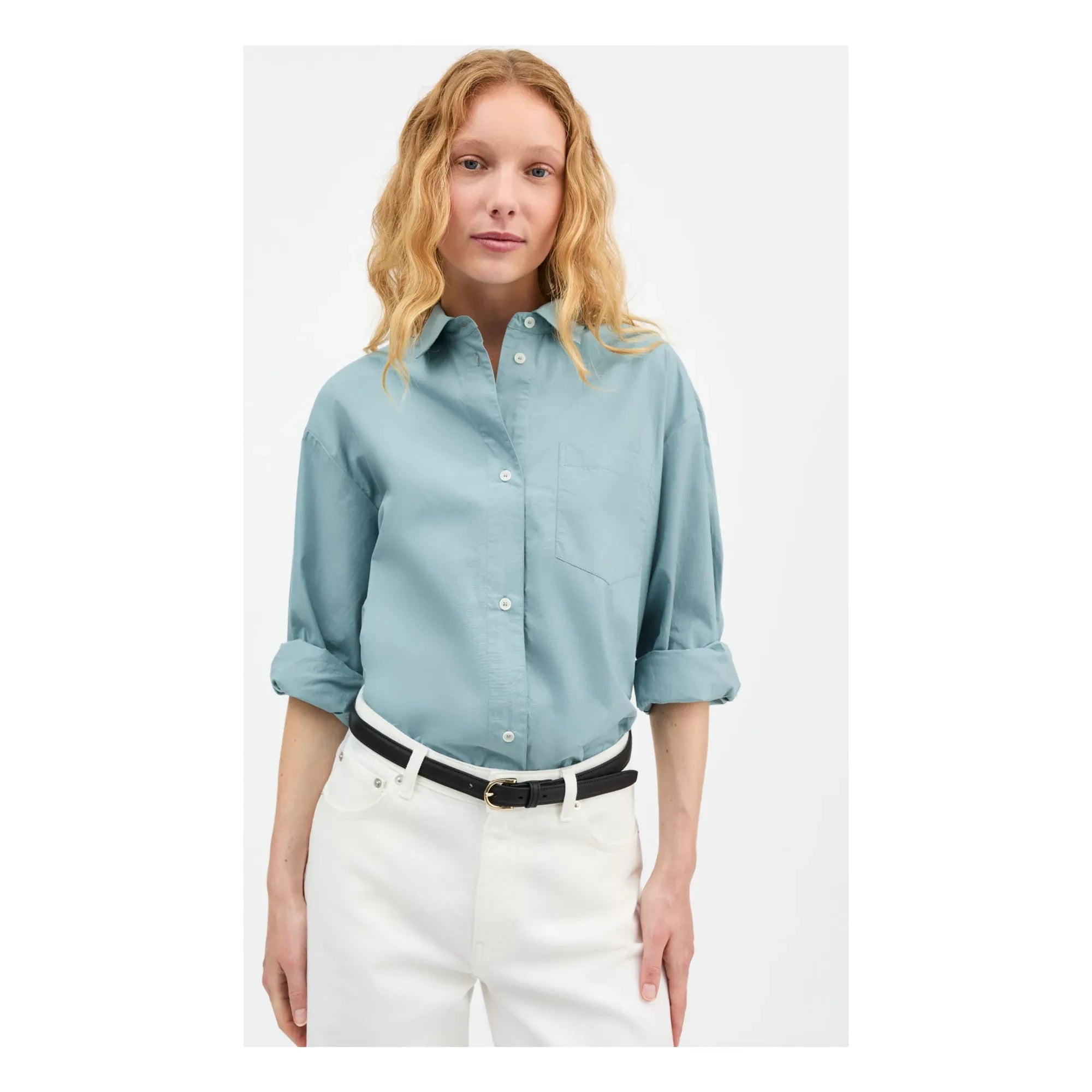Skall Studio - Edgar Cotton shirt | Blue